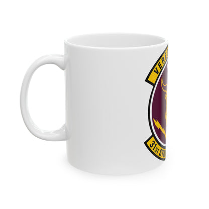 31 Student Sq AETC (U.S. Air Force) White Coffee Mug-The Sticker Space