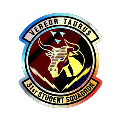 31 Student Sq AETC (U.S. Air Force) Holographic STICKER Die-Cut Vinyl Decal 4 Inch Holographic - The Sticker Space
