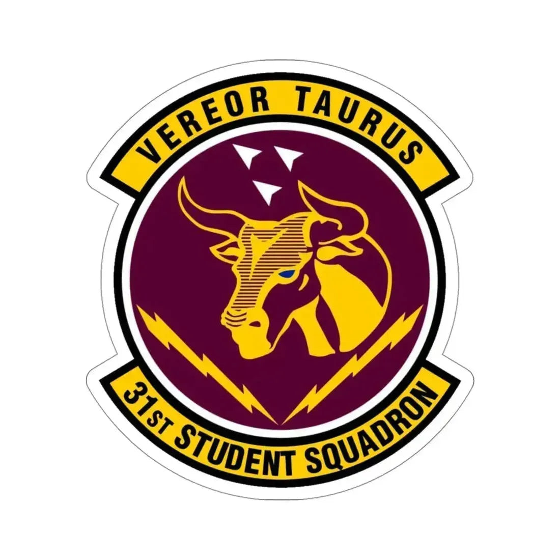 31 Student Sq AETC (U.S. Air Force) STICKER Vinyl Die-Cut Decal 4 Inch - The Sticker Space