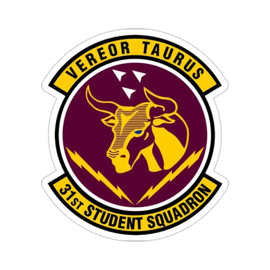 31 Student Sq AETC (U.S. Air Force) STICKER Vinyl Die-Cut Decal - The Sticker Space