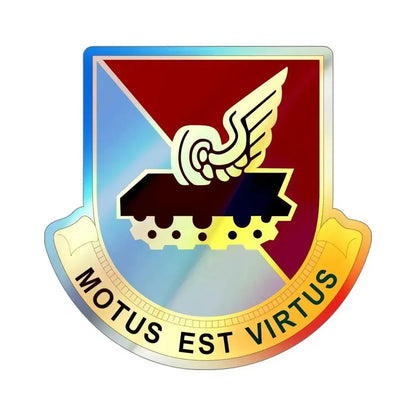 31 Transportation Battalion (U.S. Army) Holographic STICKER Die-Cut Vinyl Decal 5 Inch Holographic - The Sticker Space