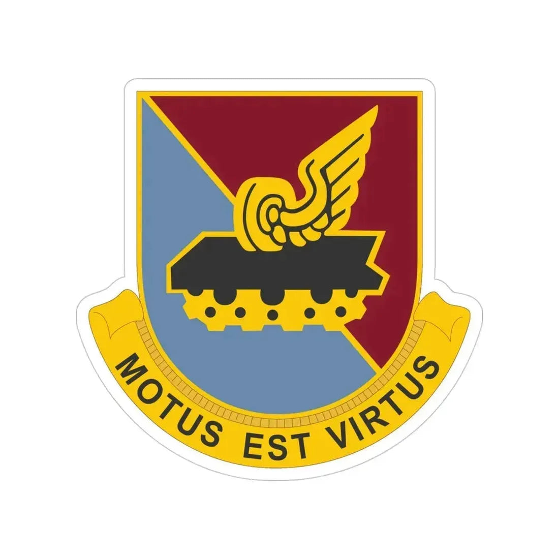 31 Transportation Battalion (U.S. Army) Transparent STICKER Die-Cut Vinyl Decal 4 Inch - The Sticker Space