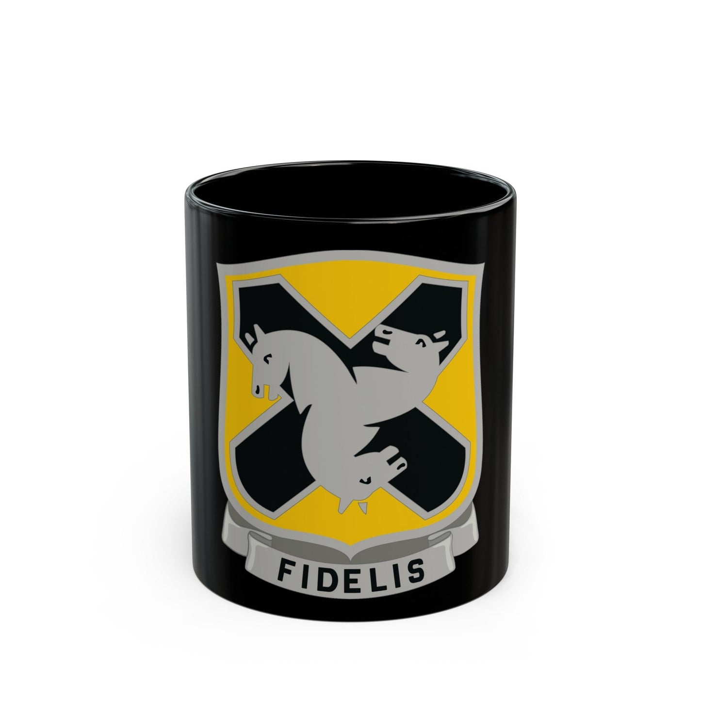 310 Cavalry Regiment (U.S. Army) Black Coffee Mug-11oz-The Sticker Space