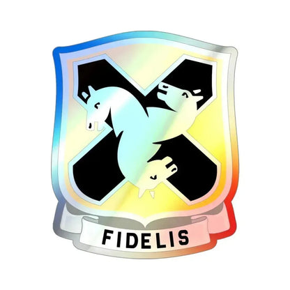 310 Cavalry Regiment (U.S. Army) Holographic STICKER Die-Cut Vinyl Decal 4 Inch Holographic - The Sticker Space