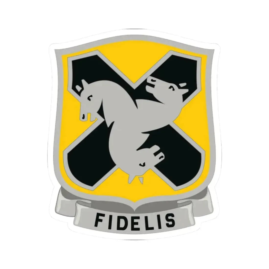 310 Cavalry Regiment (U.S. Army) STICKER Vinyl Kiss-Cut Decal 2 Inch White - The Sticker Space