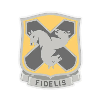 310 Cavalry Regiment (U.S. Army) STICKER Vinyl Kiss-Cut Decal 4 Inch Transparent - The Sticker Space