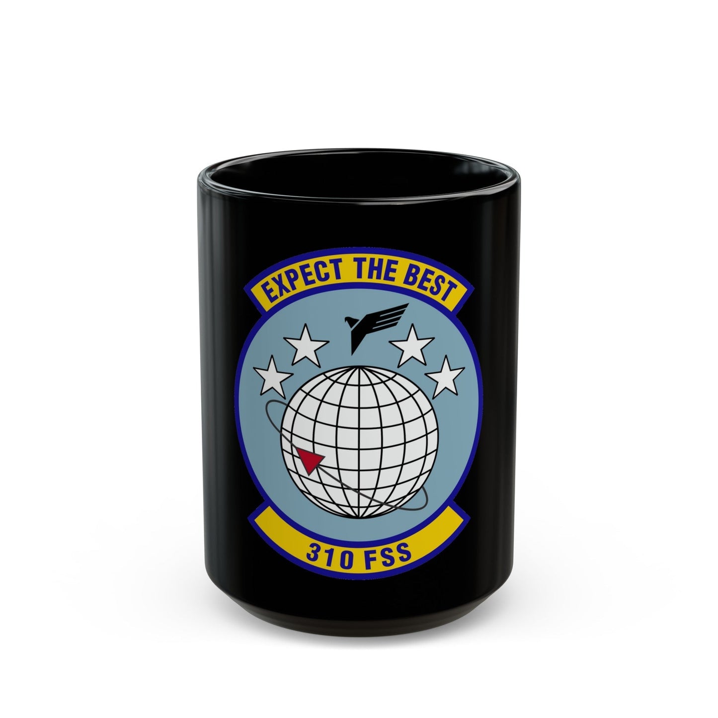 310 Force Support Squadron AFRC (U.S. Air Force) Black Coffee Mug-15oz-The Sticker Space