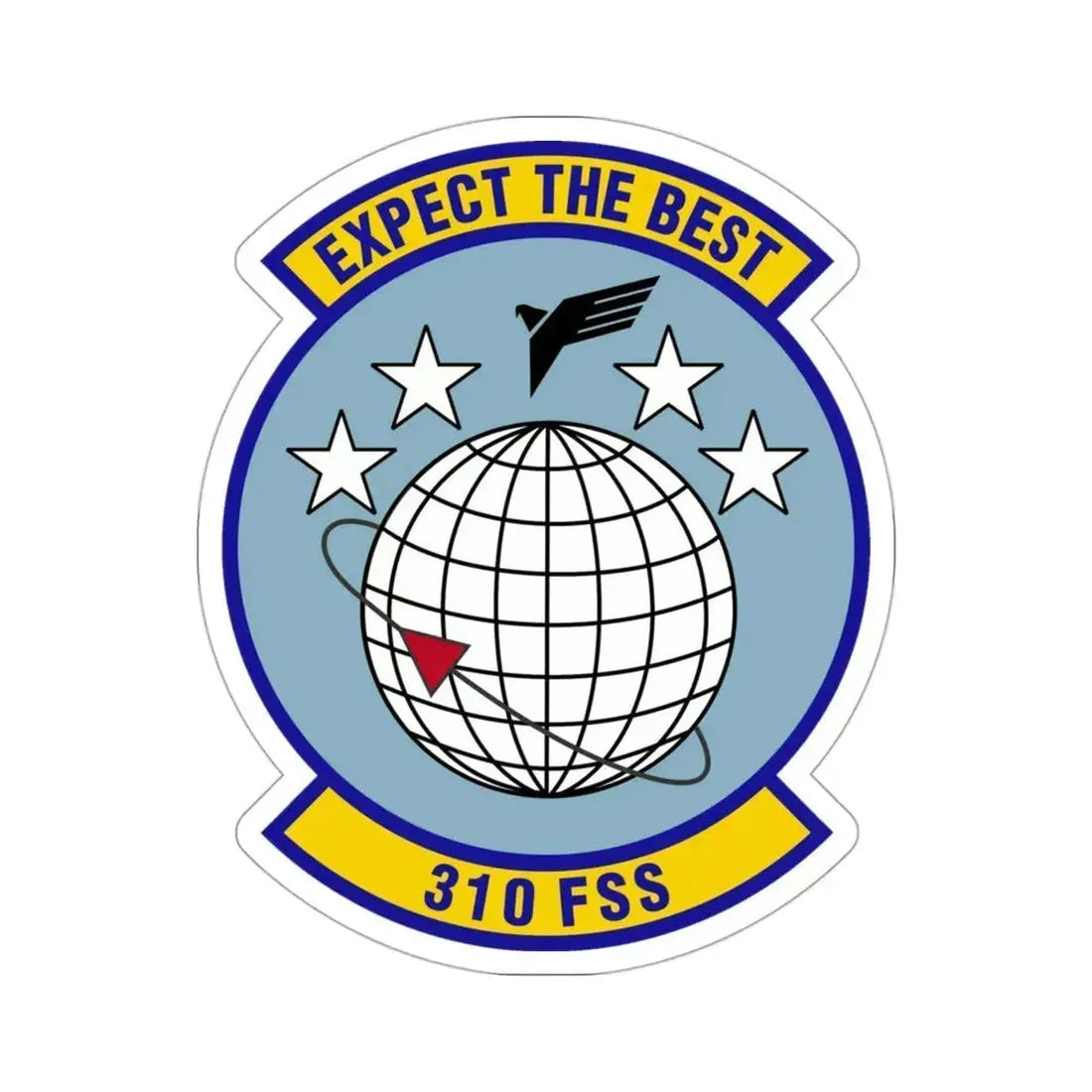 310 Force Support Squadron AFRC (U.S. Air Force) STICKER Vinyl Die-Cut Decal 3 Inch - The Sticker Space