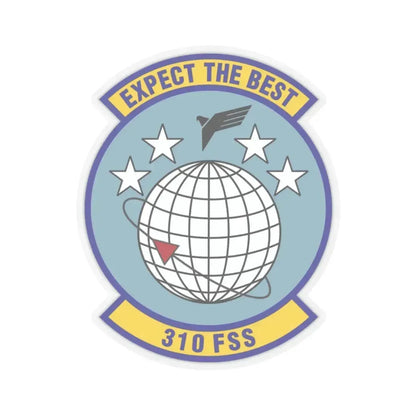 310 Force Support Squadron AFRC (U.S. Air Force) STICKER Vinyl Kiss-Cut Decal 2 Inch Transparent - The Sticker Space