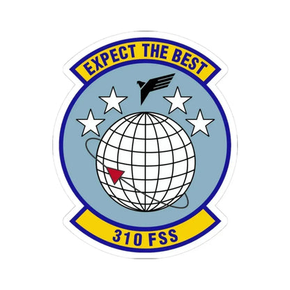 310 Force Support Squadron AFRC (U.S. Air Force) STICKER Vinyl Kiss-Cut Decal 3 Inch White - The Sticker Space