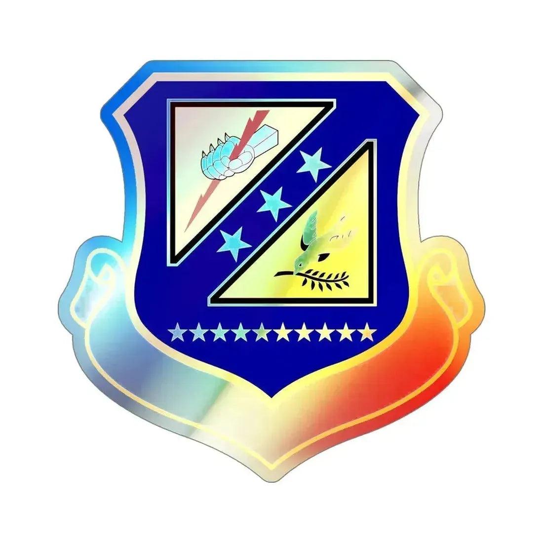 310 Space Wing AFRC (U.S. Air Force) Holographic STICKER Die-Cut Vinyl Decal 5 Inch Holographic - The Sticker Space