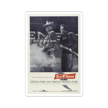 310 to Yuma 1957 Movie Poster - STICKER Vinyl Kiss-Cut Decal 6 Inch White - The Sticker Space