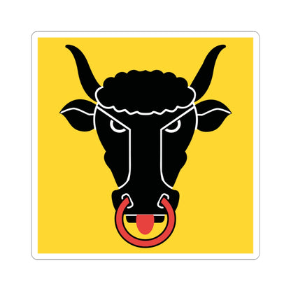 Flag of Canton of Uri (Switzerland) STICKER Vinyl Kiss-Cut Decal
