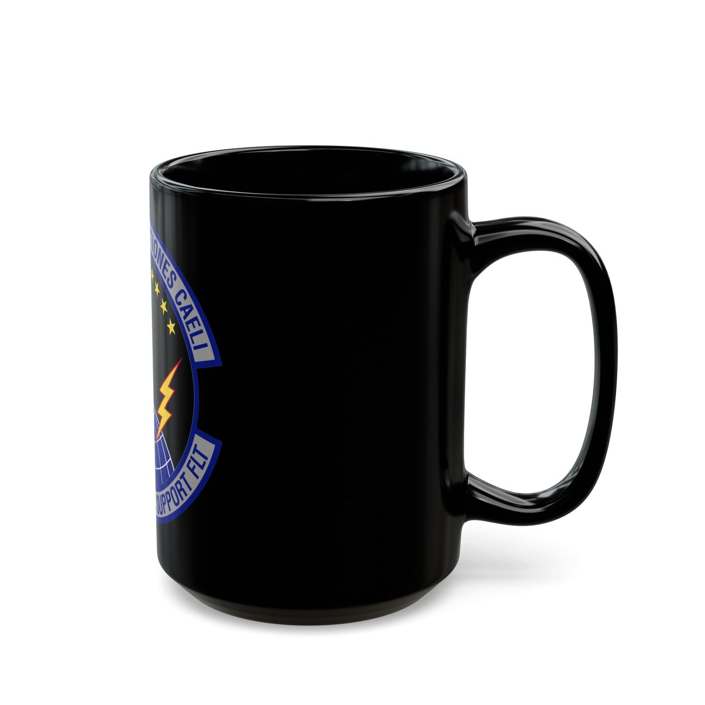 310th Operations Support Flight (U.S. Air Force) Black Coffee Mug-The Sticker Space