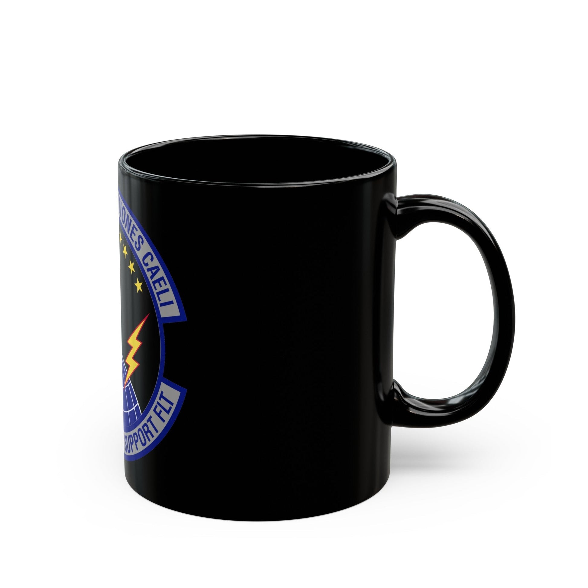 310th Operations Support Flight (U.S. Air Force) Black Coffee Mug-The Sticker Space