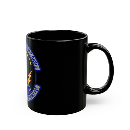 310th Operations Support Flight (U.S. Air Force) Black Coffee Mug-The Sticker Space