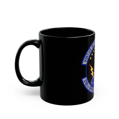 310th Operations Support Flight (U.S. Air Force) Black Coffee Mug-The Sticker Space