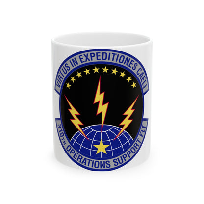 310th Operations Support Flight (U.S. Air Force) White Coffee Mug-11oz-The Sticker Space