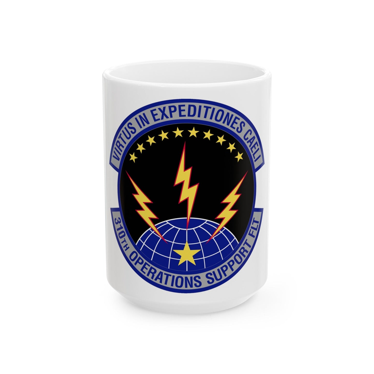 310th Operations Support Flight (U.S. Air Force) White Coffee Mug-15oz-The Sticker Space