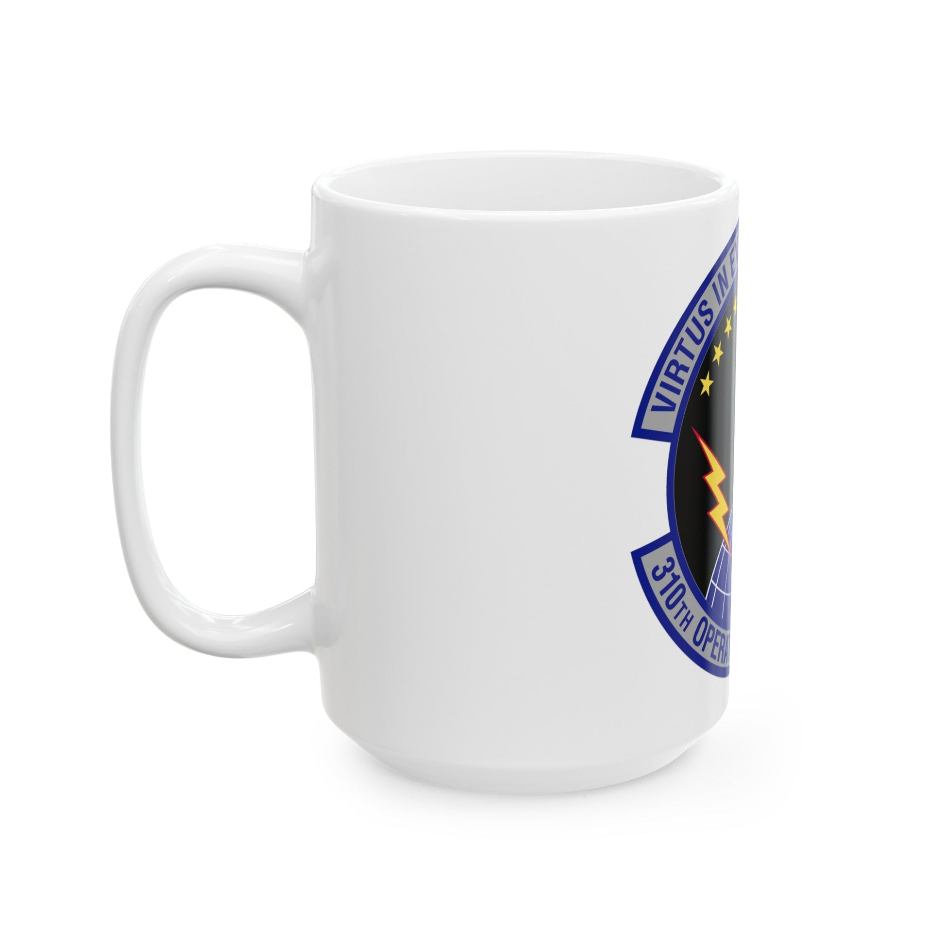 310th Operations Support Flight (U.S. Air Force) White Coffee Mug-The Sticker Space