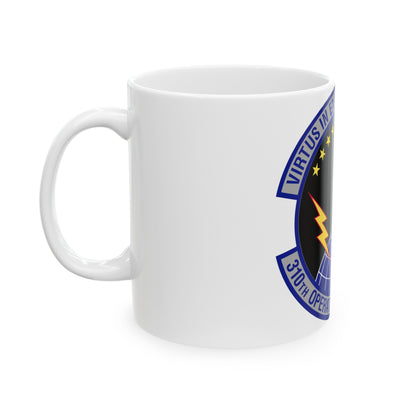 310th Operations Support Flight (U.S. Air Force) White Coffee Mug-The Sticker Space