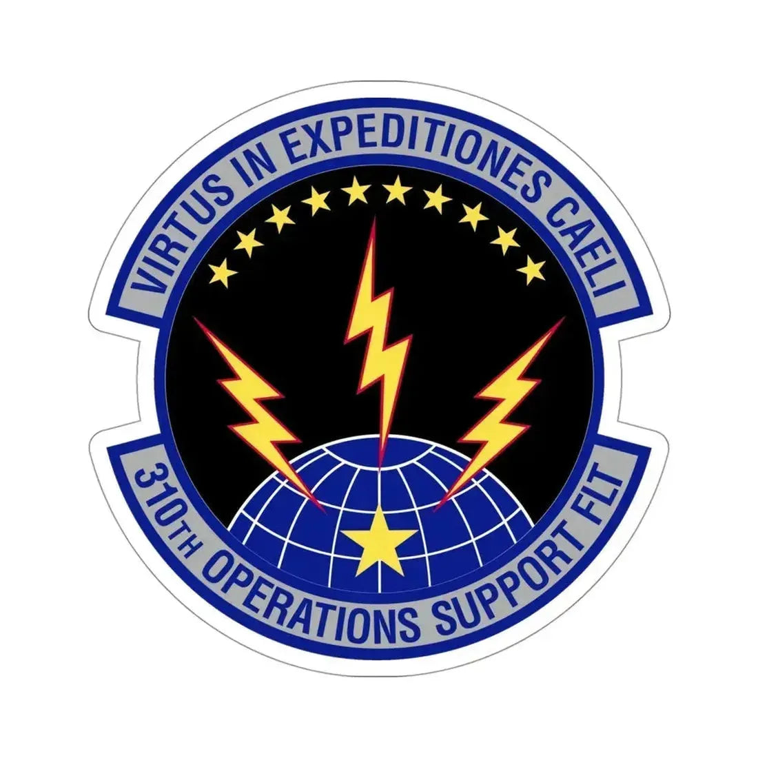 310th Operations Support Flight (U.S. Air Force) STICKER Vinyl Die-Cut Decal 4 Inch - The Sticker Space