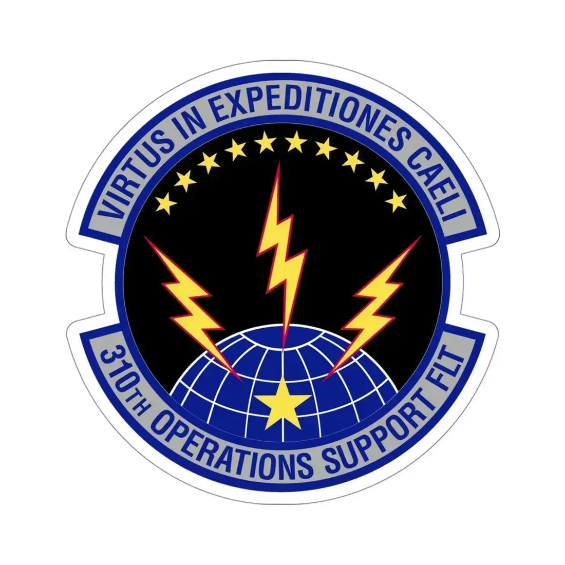310th Operations Support Flight (U.S. Air Force) STICKER Vinyl Die-Cut Decal 4 Inch - The Sticker Space