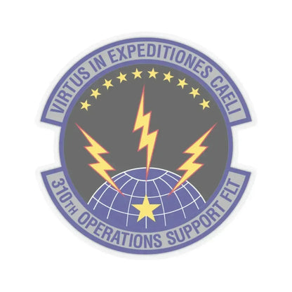 310th Operations Support Flight (U.S. Air Force) STICKER Vinyl Kiss-Cut Decal 2 Inch Transparent - The Sticker Space