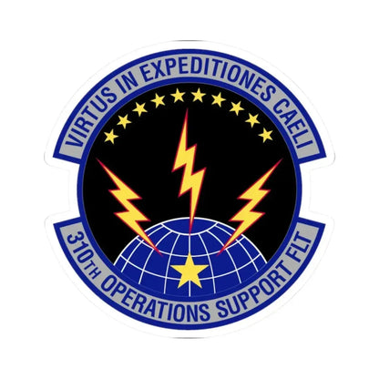 310th Operations Support Flight (U.S. Air Force) STICKER Vinyl Kiss-Cut Decal 2 Inch White - The Sticker Space