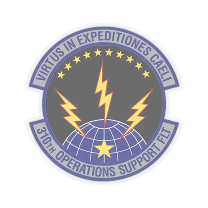 310th Operations Support Flight (U.S. Air Force) STICKER Vinyl Kiss-Cut Decal 6 Inch Transparent - The Sticker Space