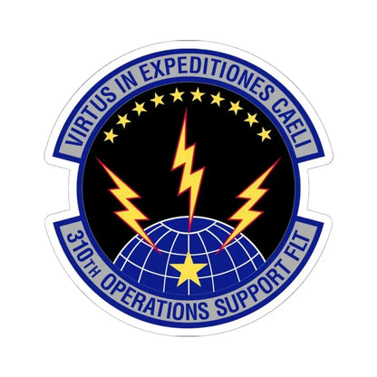 310th Operations Support Flight (U.S. Air Force) STICKER Vinyl Kiss-Cut Decal 6 Inch White - The Sticker Space