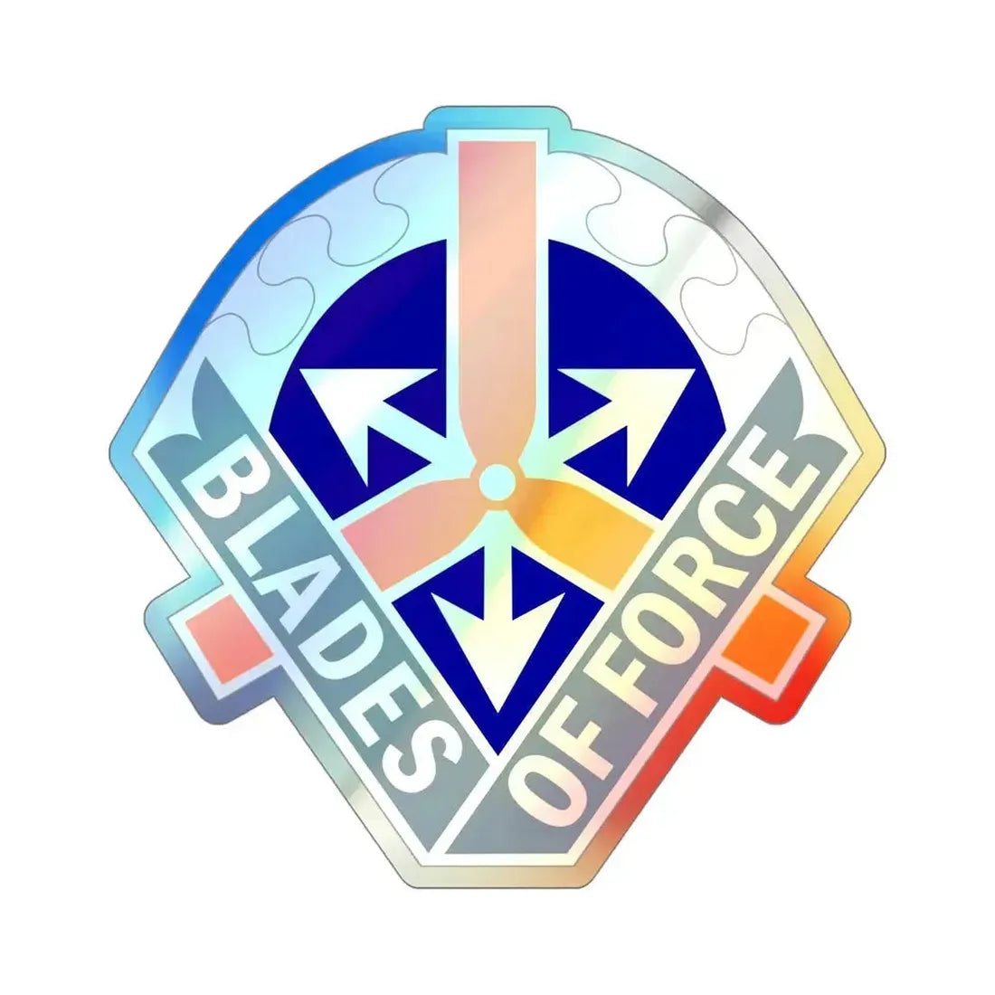 311 Aviation Battalion (U.S. Army) Holographic STICKER Die-Cut Vinyl Decal 4 Inch Holographic - The Sticker Space