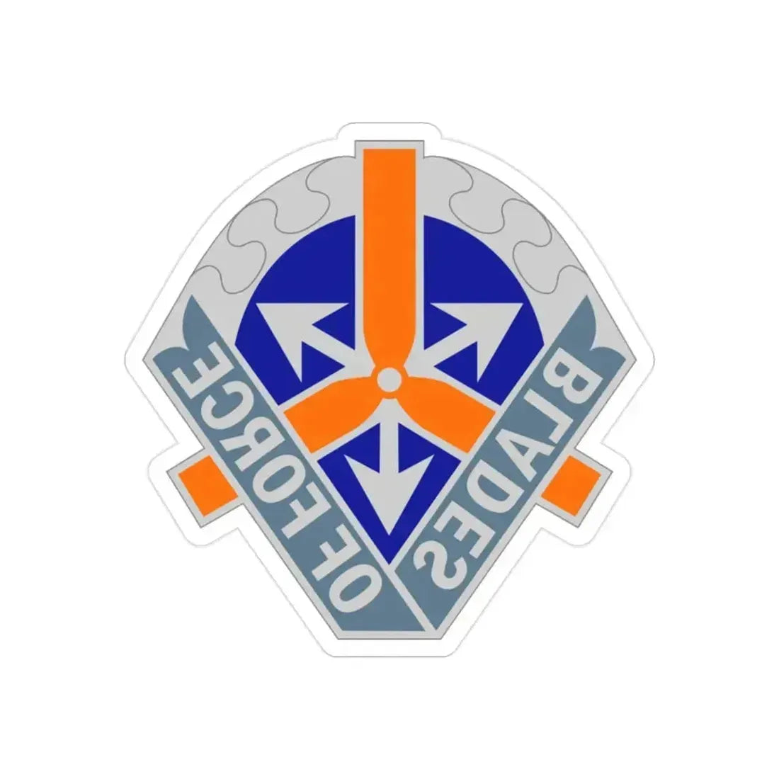 311 Aviation Battalion (U.S. Army) REVERSE PRINT Transparent Die-Cut STICKER 2 Inch Die-Cut Transparent - The Sticker Space