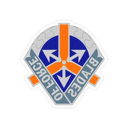 311 Aviation Battalion (U.S. Army) REVERSE PRINT Transparent Die-Cut STICKER 2 Inch Die-Cut Transparent - The Sticker Space