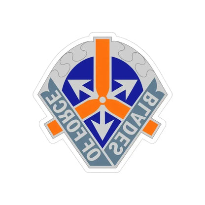311 Aviation Battalion (U.S. Army) REVERSE PRINT Transparent Die-Cut STICKER 3 Inch Die-Cut Transparent - The Sticker Space