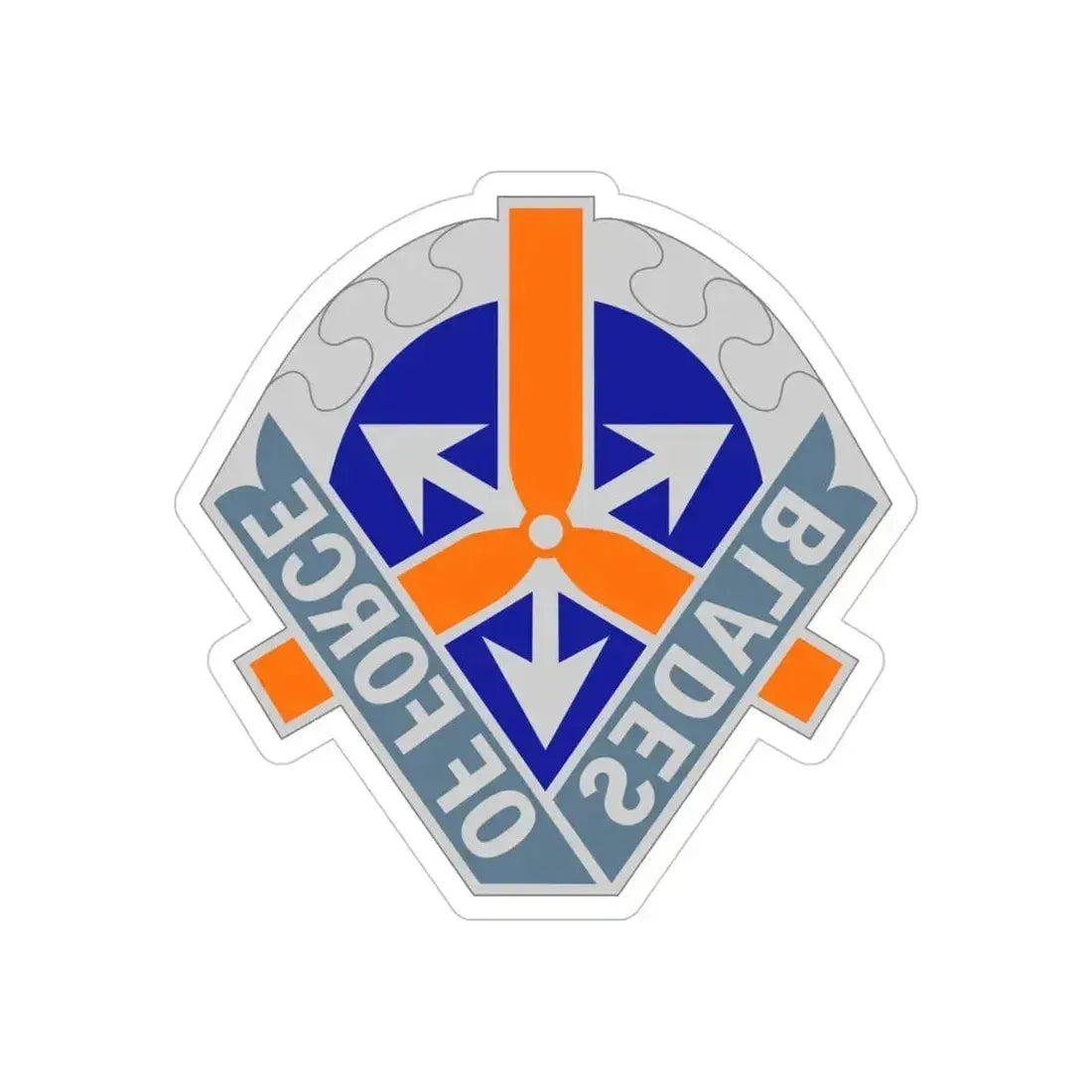 311 Aviation Battalion (U.S. Army) REVERSE PRINT Transparent Die-Cut STICKER 4 Inch Die-Cut Transparent - The Sticker Space