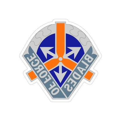 311 Aviation Battalion (U.S. Army) REVERSE PRINT Transparent Die-Cut STICKER 6 Inch Die-Cut Transparent - The Sticker Space