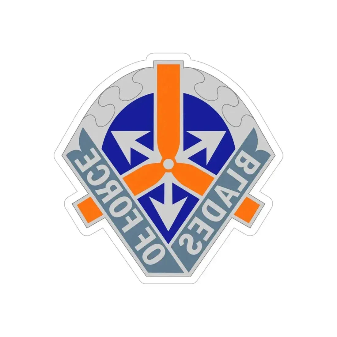 311 Aviation Battalion (U.S. Army) REVERSE PRINT Transparent Die-Cut STICKER - The Sticker Space