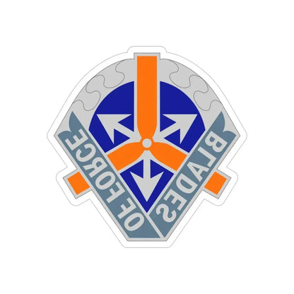 311 Aviation Battalion (U.S. Army) REVERSE PRINT Transparent Die-Cut STICKER - The Sticker Space