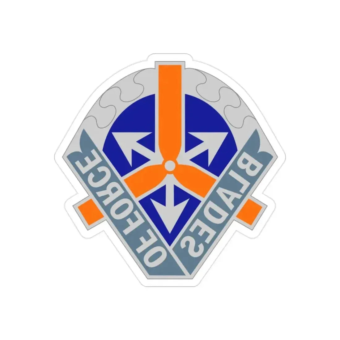 311 Aviation Battalion (U.S. Army) REVERSE PRINT Transparent Die-Cut STICKER - The Sticker Space