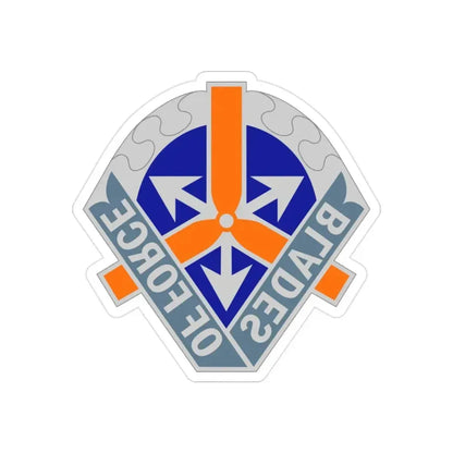311 Aviation Battalion (U.S. Army) REVERSE PRINT Transparent Die-Cut STICKER - The Sticker Space