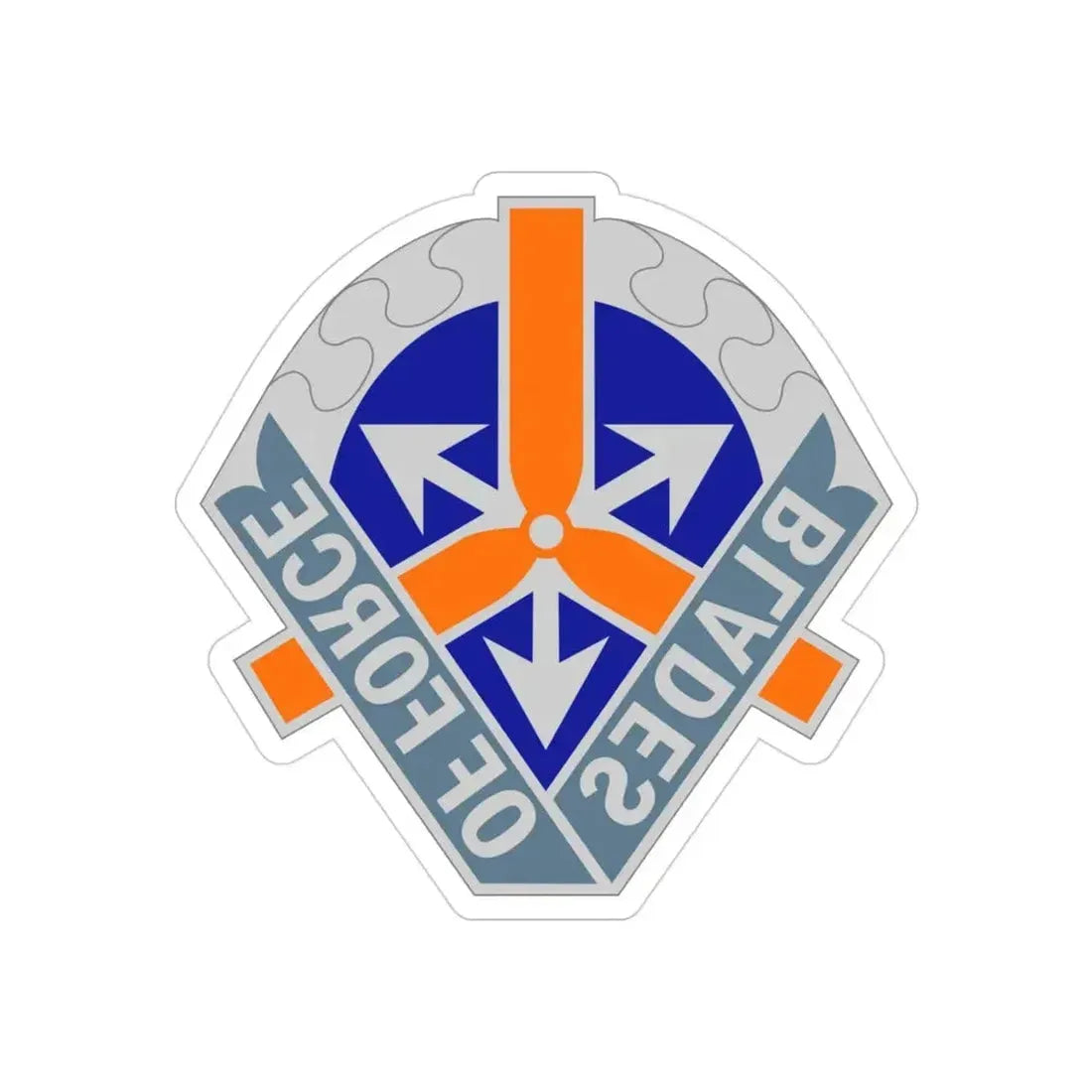 311 Aviation Battalion (U.S. Army) REVERSE PRINT Transparent Die-Cut STICKER - The Sticker Space