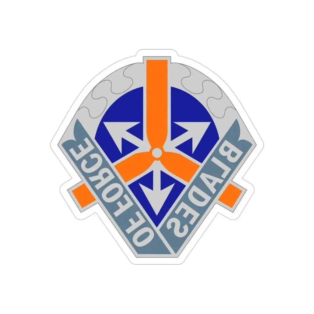 311 Aviation Battalion (U.S. Army) REVERSE PRINT Transparent Die-Cut STICKER - The Sticker Space