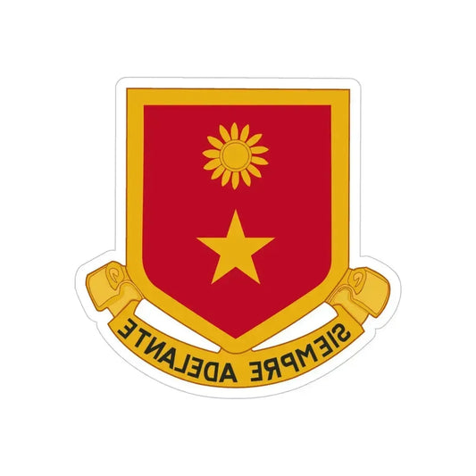 311 Cavalry Regiment (U.S. Army) REVERSE PRINT Transparent Die-Cut STICKER 6 Inch Die-Cut Transparent - The Sticker Space