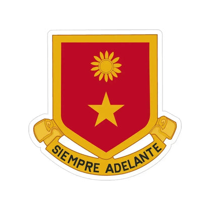 311 Cavalry Regiment (U.S. Army) Transparent STICKER Die-Cut Vinyl Decal 4 Inch - The Sticker Space