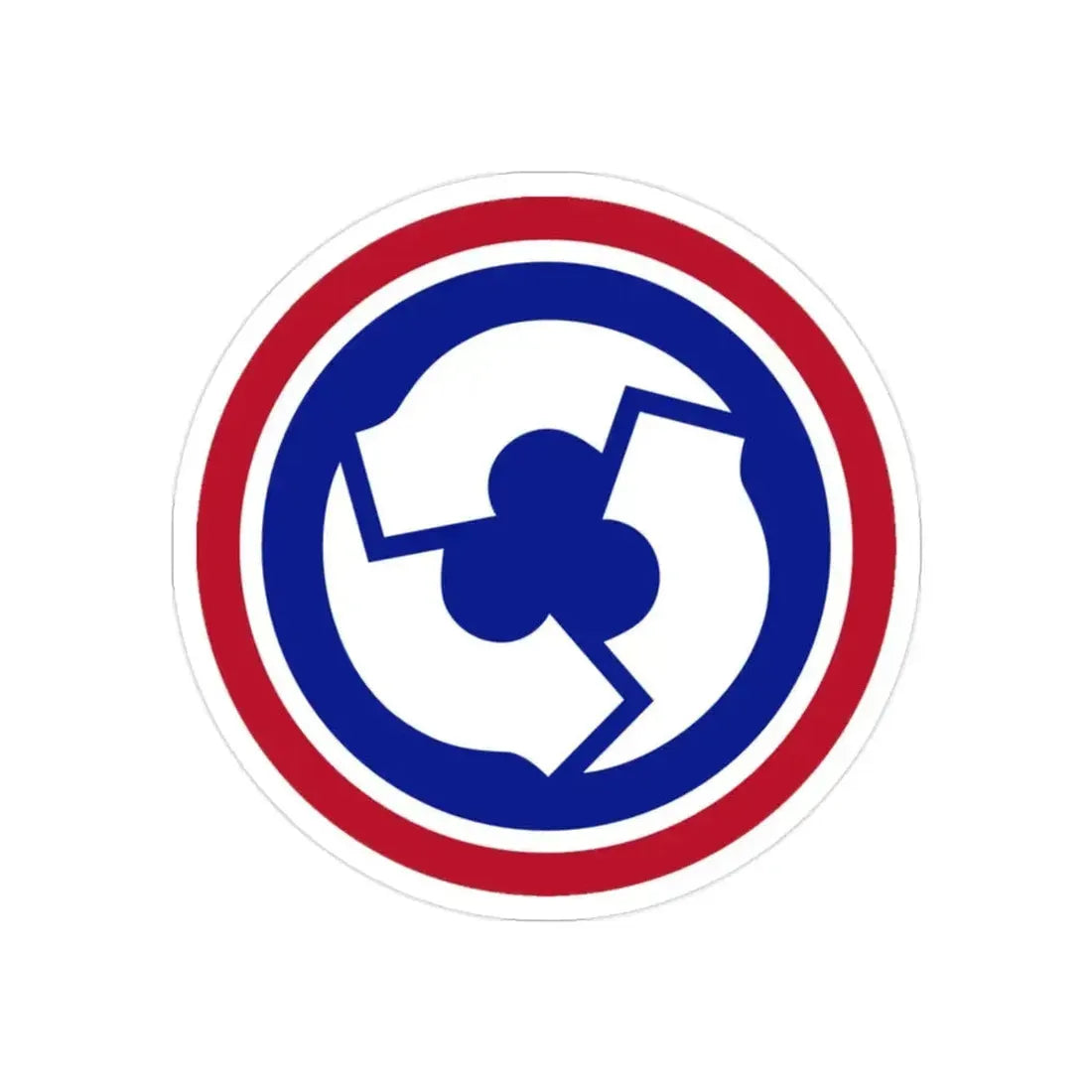 311 Sustainment Command (U.S. Army) REVERSE PRINT Transparent Die-Cut STICKER 2 Inch Die-Cut Transparent - The Sticker Space