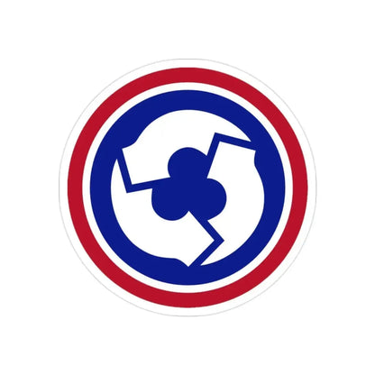 311 Sustainment Command (U.S. Army) REVERSE PRINT Transparent Die-Cut STICKER 2 Inch Die-Cut Transparent - The Sticker Space