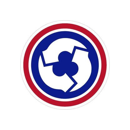 311 Sustainment Command (U.S. Army) REVERSE PRINT Transparent Die-Cut STICKER 3 Inch Die-Cut Transparent - The Sticker Space