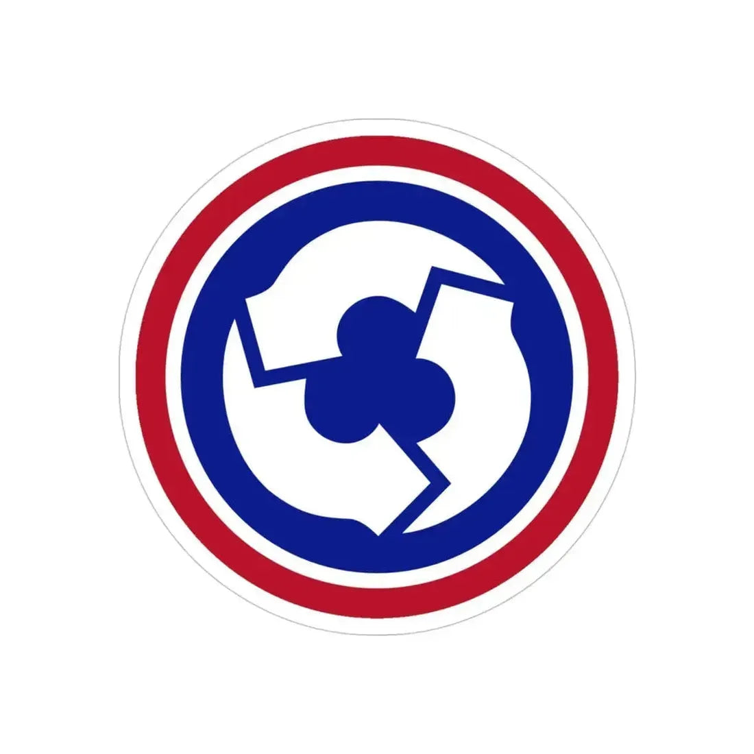 311 Sustainment Command (U.S. Army) REVERSE PRINT Transparent Die-Cut STICKER 4 Inch Die-Cut Transparent - The Sticker Space