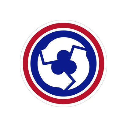 311 Sustainment Command (U.S. Army) REVERSE PRINT Transparent Die-Cut STICKER 4 Inch Die-Cut Transparent - The Sticker Space